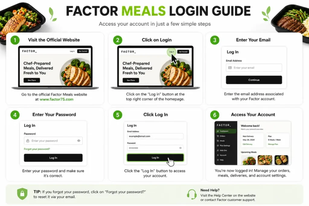 Factor Meals Login Guide