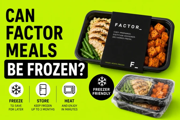 Can Factor Meals Be Frozen